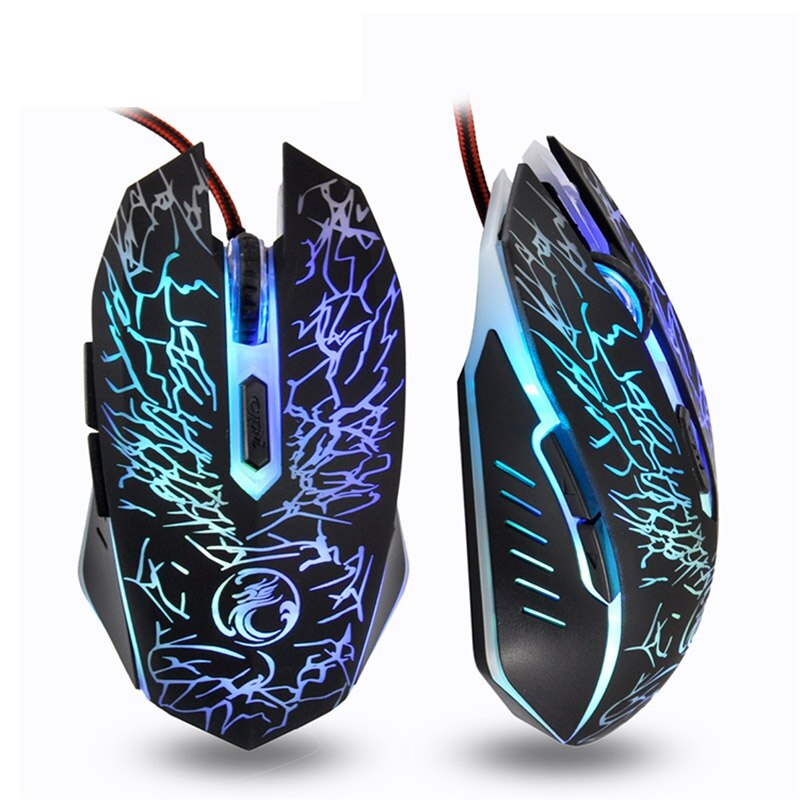 MOUSE IMICE X5 GAMING 800-3200 DPI 6 BOTONES